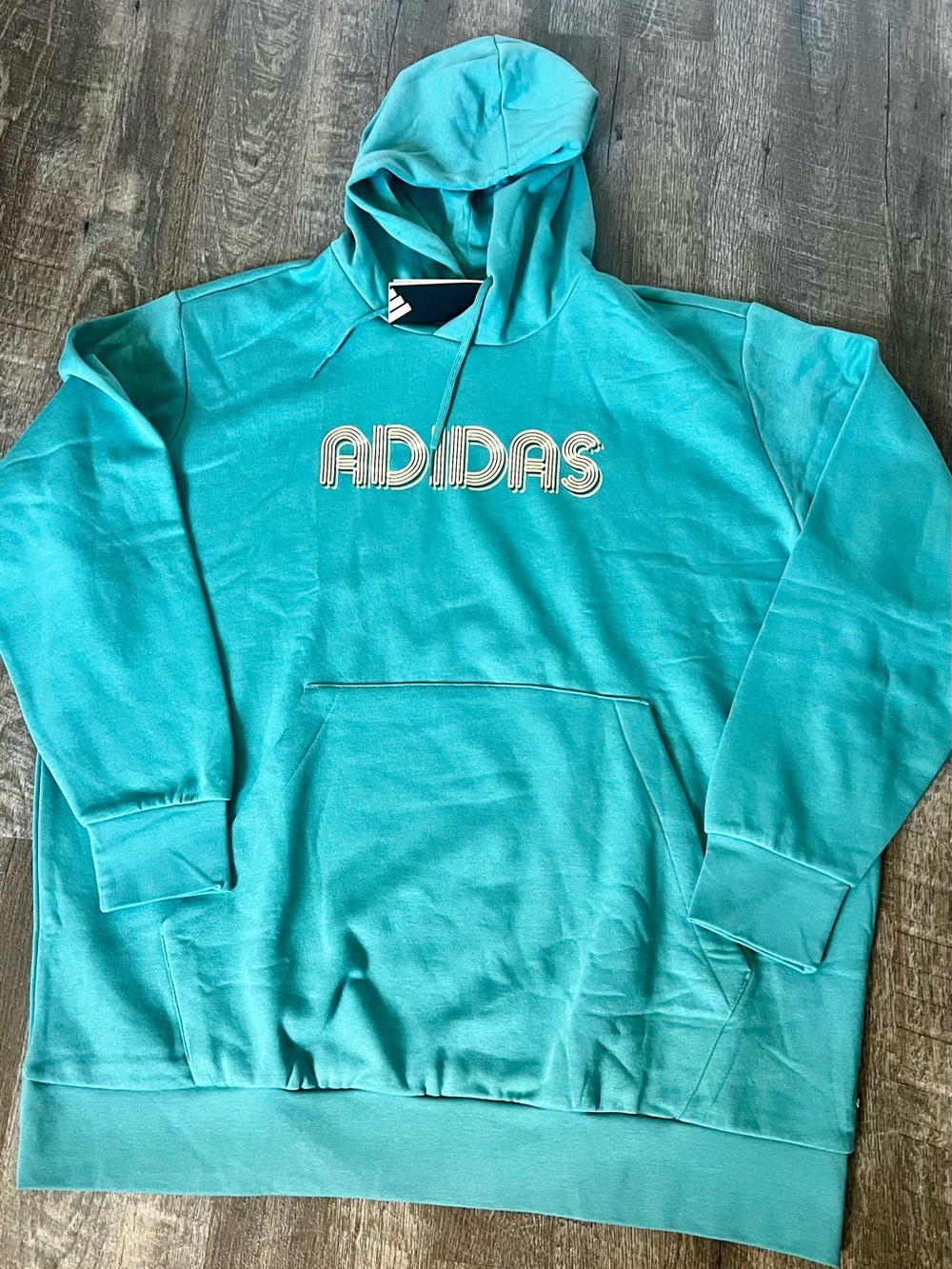 Adidas Men's Fleece Active Hoodie-Size 3XL Tall